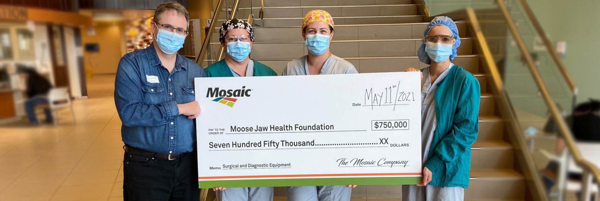 MJHF Check Presentation